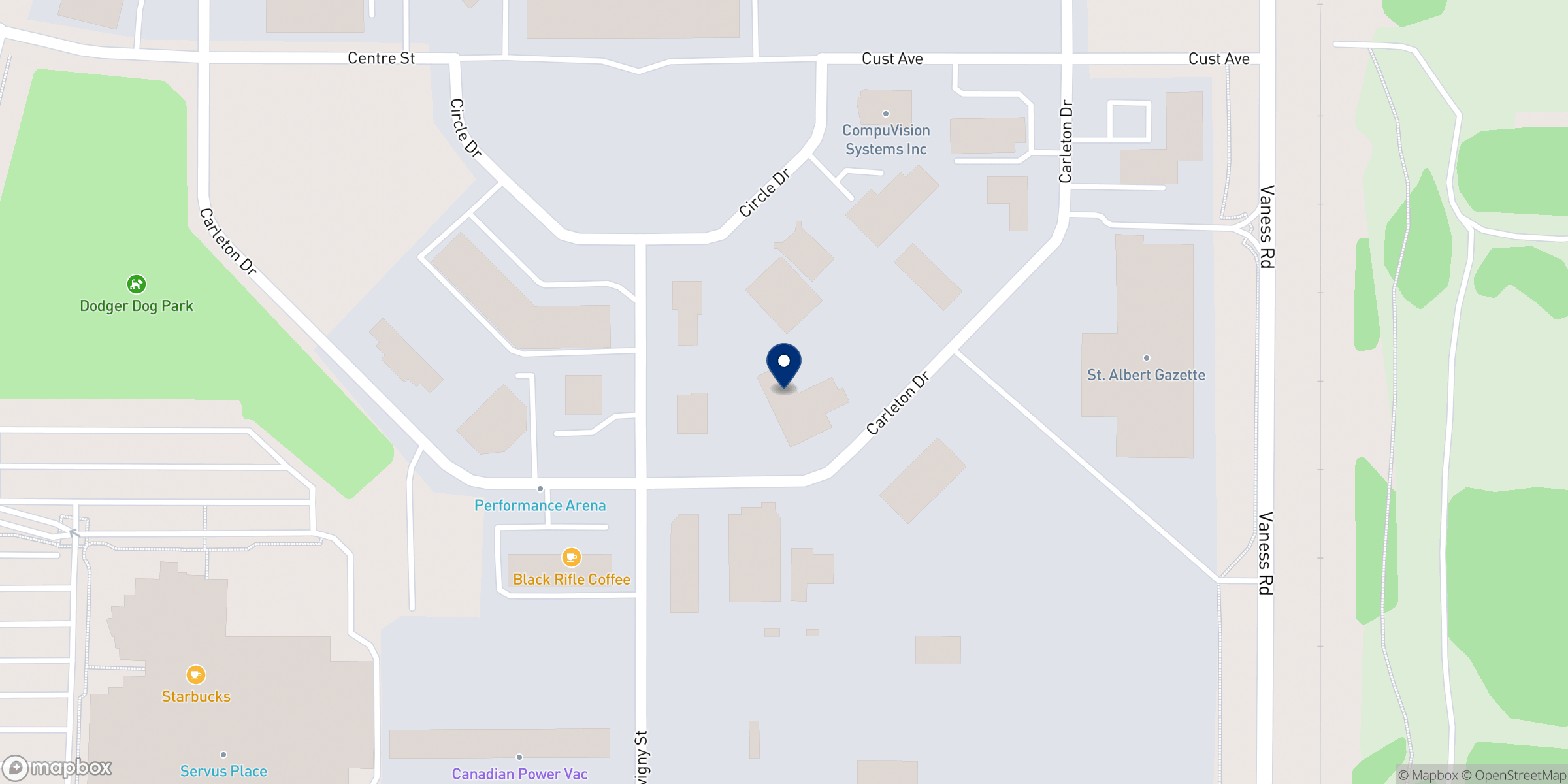 Map showing Find Us