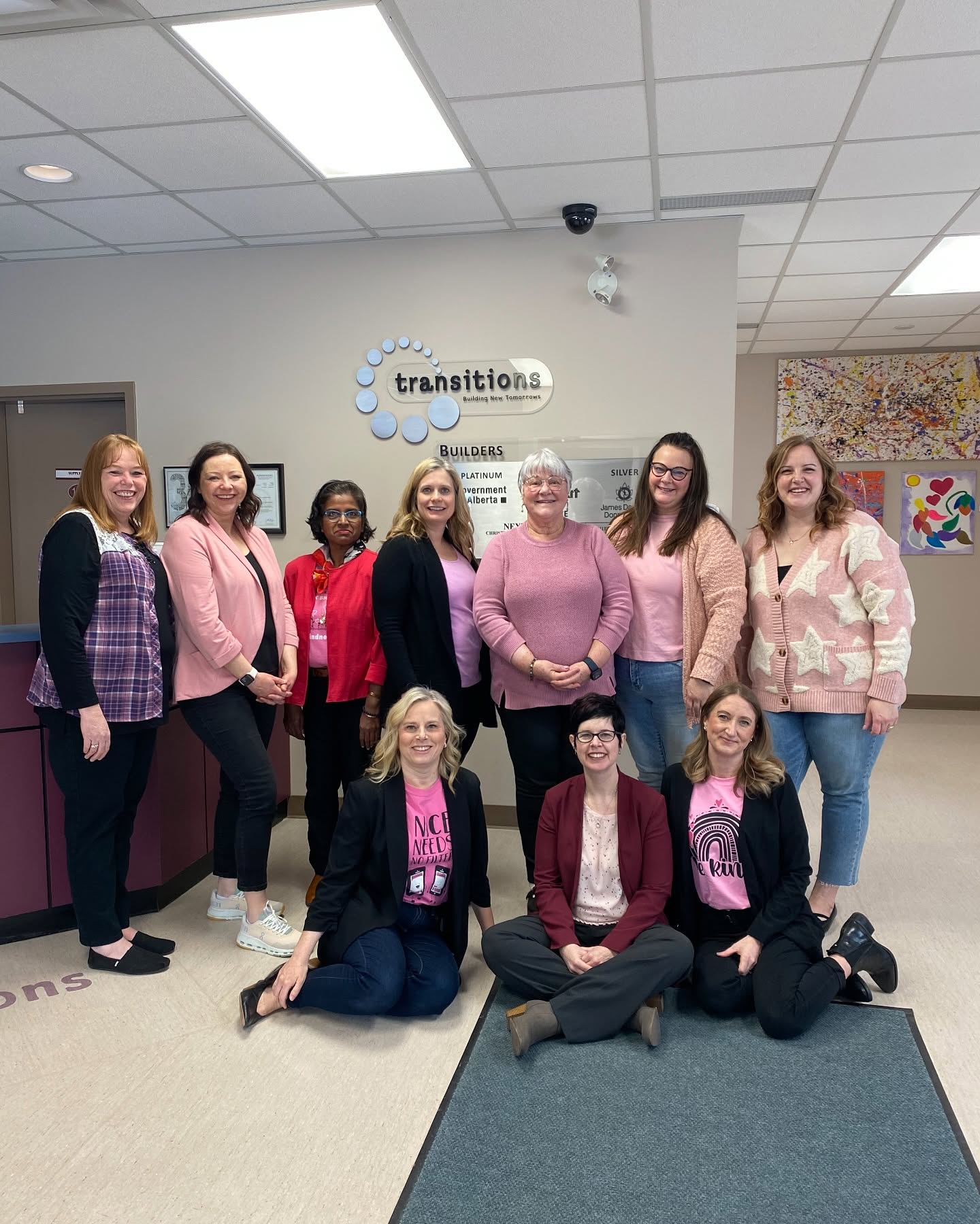 The team at Transitions